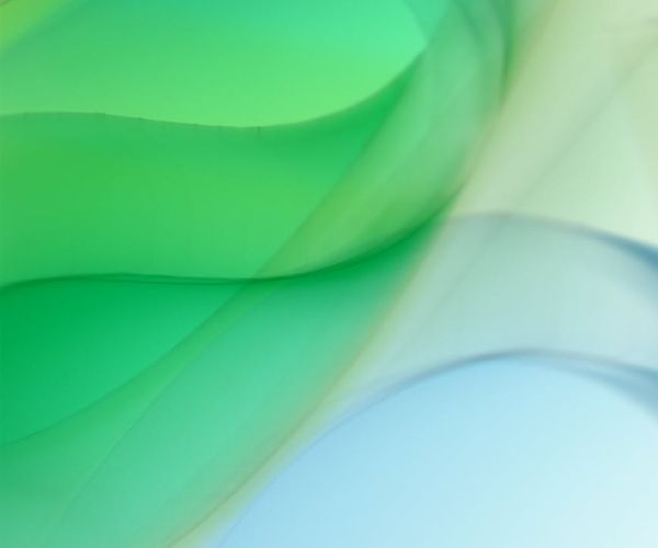 Green abstract lines flowing naturally